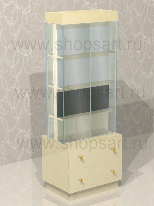 Витрина островная стеклянная 1900х700х500мм.