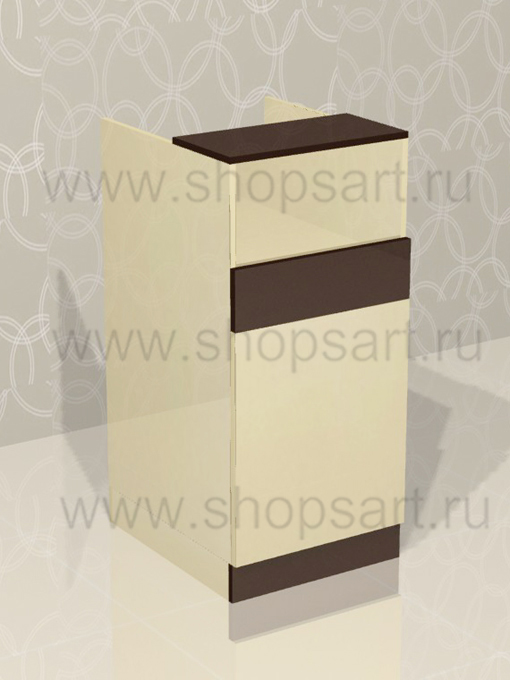Кассовый прилавок 1095х640х500мм.