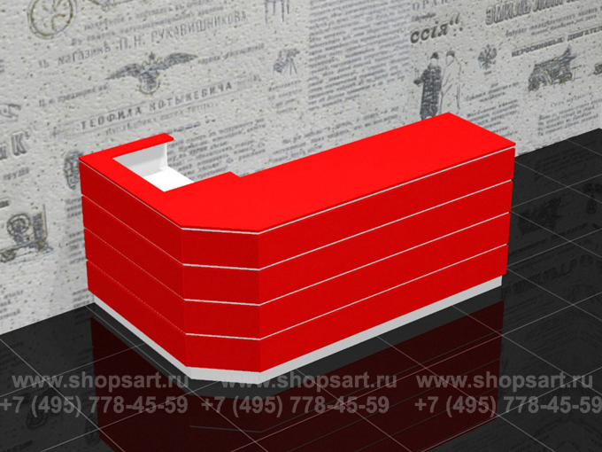 Прилавок кассовый.