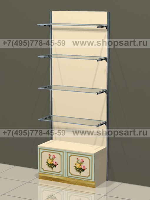 Стеллаж пристенный накопитель Винтаж