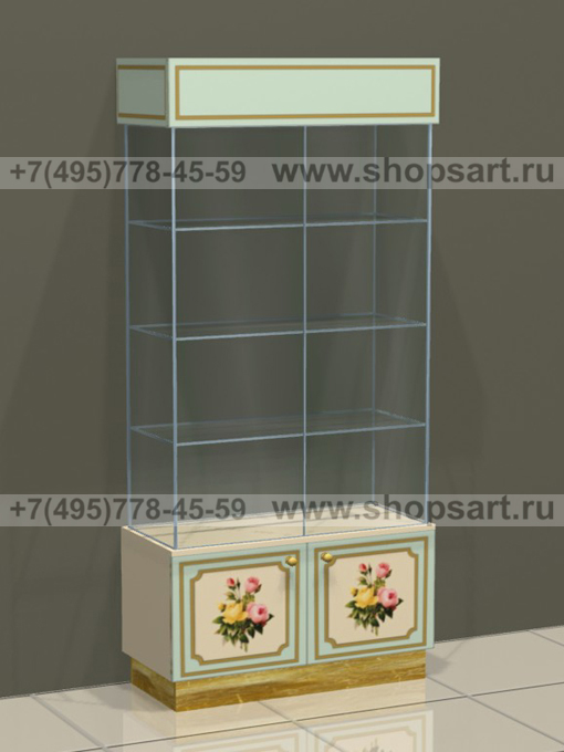 Витрина с накопителем Винтаж