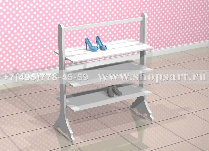 Стойка островная Вешало для обуви Монализа