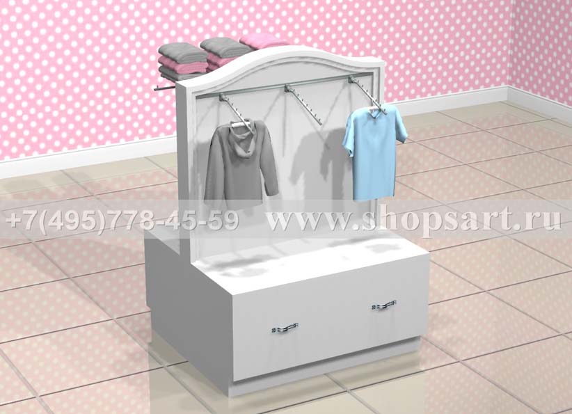 Стойка островная двухсторонняя с навеской Монализа