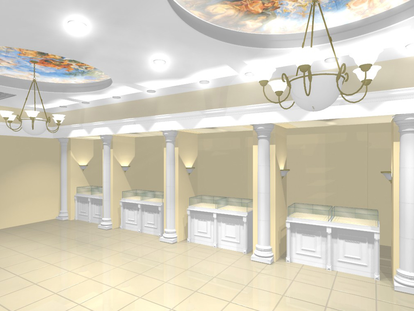 Торговое оборудование для магазинов подарков БЕЛЫЙ СТИЛЬ