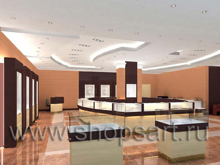 Торговое оборудование коллекции КОФЕ С МОЛОКОМ для ювелирных магазинов Торговое оборудование КОФЕ С МОЛОКОМ для ювелирных магазинов