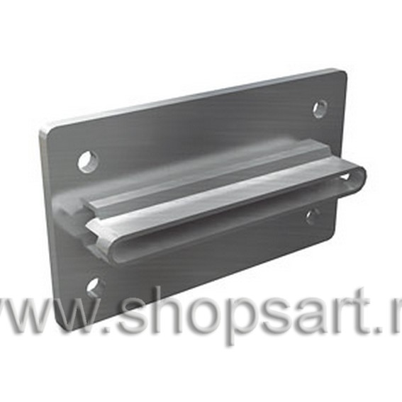 Профиль алюминиевый точечный для кронштейнов.