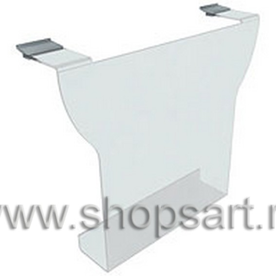 Полка акриловая для листов А4, вертикальная.