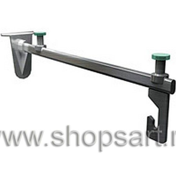 Держатель штанги и стеклянной полки.