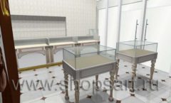 Дизайн интерьера ювелирного магазина Золотая Лилия коллекция ЭЛИТ ГОЛД Дизайн 04