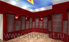 Визуализация дизайн проекта ювелирного магазина Октябрь Фрунзенская набережная Дизайн 14