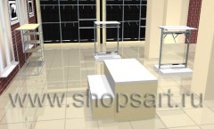 Визуализация магазина одежды на основе коллекции Хай-Тек