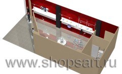 Визуализация магазина одежды на основе коллекции Минимализм