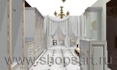 Визуализация свадебного салона