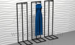 Вешала пристенные для вечерних платьев пальто BLACK STAR