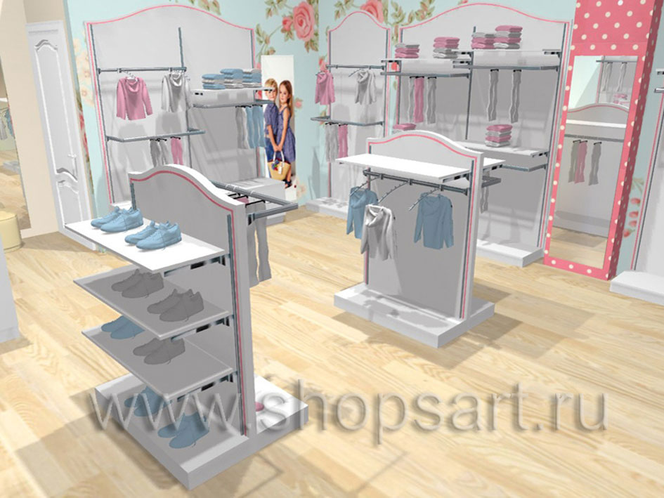Торговое оборудование коллекции ПРЕМИУМ для детских магазинов Торговое оборудование ПРЕМИУМ для детских магазинов