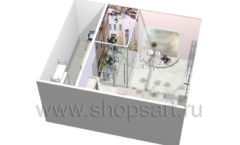 Визуализация магазина цветов АРОМАТНЫЙ МИР Картинка 09