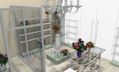 Визуализация магазина цветов BLEU LAVANDE Москва АРОМАТНЫЙ МИР Картинка 03