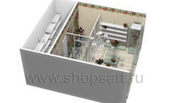 Визуализация магазина цветов BLEU LAVANDE Москва АРОМАТНЫЙ МИР Картинка 10