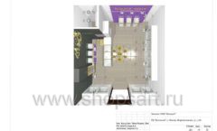 Дизайн проект ювелирного магазина Золотой имидж ТЦ Капитолий торговое оборудование СОВРЕМЕННЫЙ СТИЛЬ Лист 14