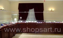 Торговое оборудование для ювелирного магазина Октябрь VIP зал КОРИЧНЕВАЯ КЛАССИКА Фото 19