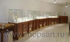 Торговое оборудование ювелирного магазина Амбер КОРИЧНЕВАЯ КЛАССИКА Фото 05