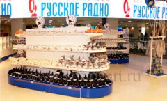 Торговое оборудование магазина сувениров Москвариум ВДНХ БРЕНДОВЫЕ СТЕЛЛАЖИ Фото 10