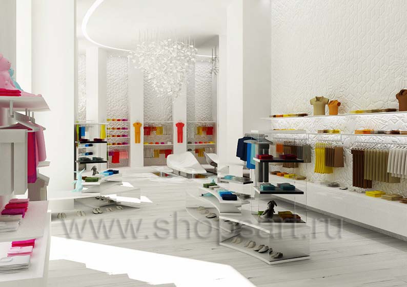 Дизайн проекты для магазинов одежды