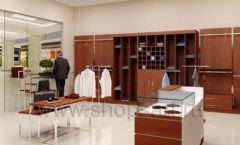 Дизайн интерьера магазина мужской одежды торговое оборудование МУЖСКОЙ СТИЛЬ Дизайн 03