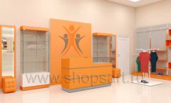 Дизайн интерьера магазина спортивной одежды торговое оборудование АТЛАНТ Дизайн 11