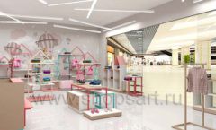Дизайн интерьера детского магазина торговое оборудование МАМИН ДОМ Дизайн 16