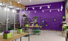 Дизайн интерьера магазина цветов торговое оборудование БУКЕТ Дизайн 03