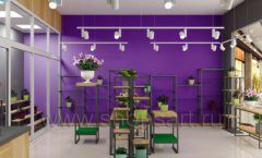 Дизайн интерьера магазина цветов торговое оборудование БУКЕТ Дизайн 17