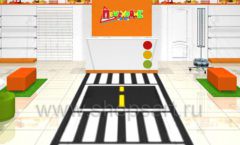 Дизайн интерьера детского магазина Пешеходик ТРЦ Рига Молл коллекция КАРАМЕЛЬ Дизайн 02