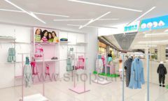 Дизайн интерьера детского магазина ACOO LIKE коллекция РАДУГА торговой мебели Дизайн 07