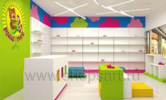 Дизайн интерьера детского магазина Мишутка торговая мебель КАРАМЕЛЬ Дизайн 07