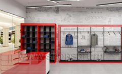 Дизайн магазина одежды коллекция торгового оборудования КРАСНАЯ ЛИНИЯ Дизайн 02