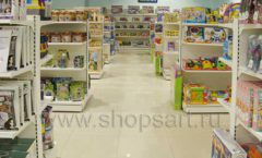 Торговое оборудование детского магазина Планета детства ТРЦ Азовский коллекция ГОЛУБАЯ ЛАГУНА Фото 11