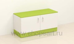 Накопитель с дверками торговое оборудование РОЗОВАЯ ФАНТАЗИЯ