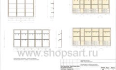 Дизайн проект детского магазина Товары для новорожденных в ТЦ Кашалот Якутск коллекция торгового оборудования ЭЛИТ ГОЛД Лист 05