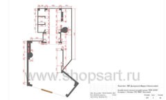 Дизайн проект магазина одежды ONE LOVE ТРЦ РИО торговое оборудование КЛАССИЧЕСКИЙ ЛОФТ Лист 04