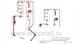Дизайн проект магазина одежды ONE LOVE ТРЦ РИО торговое оборудование КЛАССИЧЕСКИЙ ЛОФТ Лист 05