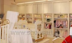 Торговое оборудование магазина детской одежды Винни ТЦ Юнимолл коллекция БЕЛАЯ КЛАССИКА Фото 03