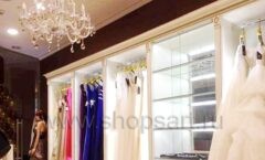 Торговое оборудование свадебного салона LUXURY NOVA ТРЦ Афимолл Сити коллекция ЭЛИТ ГОЛД Фото 18