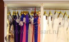 Торговое оборудование свадебного салона LUXURY NOVA ТРЦ Афимолл Сити коллекция ЭЛИТ ГОЛД Фото 32