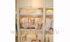 Торговое оборудование магазина детской одежды Винни ТЦ Dream House коллекция БЕЛАЯ КЛАССИКА Фото 06