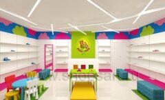 Дизайн интерьера магазина детской обуви Мишутка Самара торговое оборудование КАРАМЕЛЬ Дизайн 02