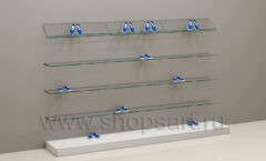 Полки для детского магазина с подиумом торговое оборудование 21 ВЕК