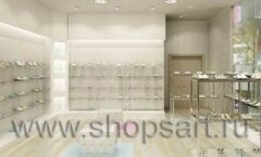 Дизайн интерьера магазина детской одежды Винни ТЦ Юнимолл торговое оборудование БЕЛАЯ КЛАССИКА Дизайн 07