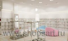 Дизайн интерьера магазина детской одежды Винни ТЦ Dream House Барвиха 2 этаж торговое оборудование 21 ВЕК Дизайн 1