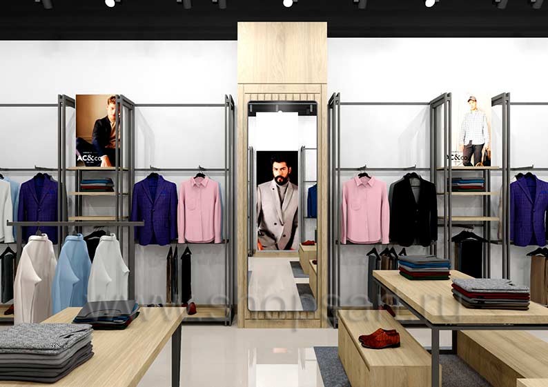 Торговое оборудование коллекции МОДНЫЙ ШОПИНГ для магазинов одежды и аксессуаров Торговое оборудование МОДНЫЙ ШОПИНГ для магазинов одежды и аксессуаров